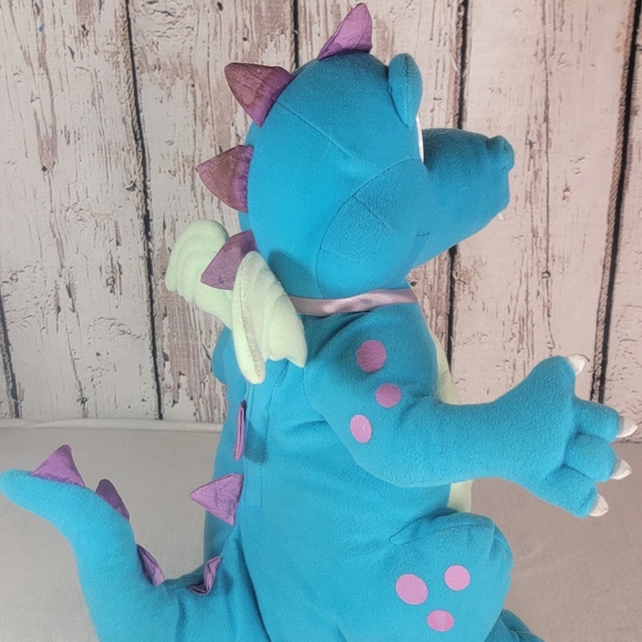 Vintage DRAGON TALES Plush 14" Talking By Playskool 1999 TESTED WORKS - Picture 5 of 9